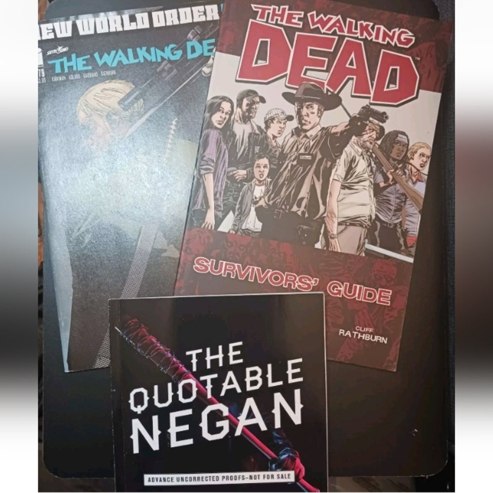 The Walking Dead Comic Lot: [Mature] Quotable Negan, Survivors Guide, PLUS